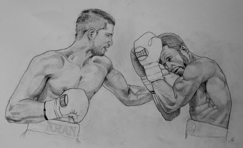 Lamont and Khan Fight Illustration